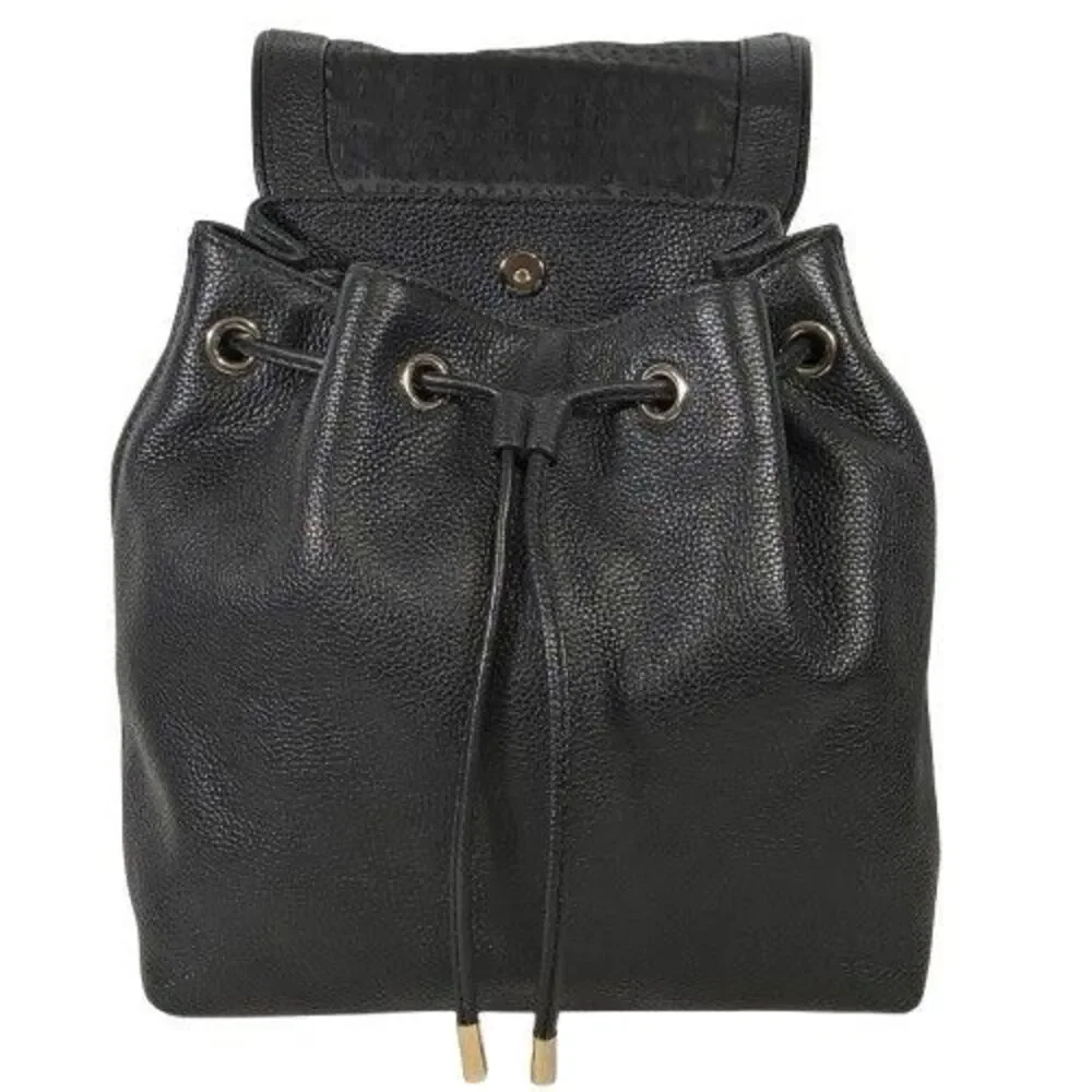 Kate Spade Backpack Purse Mulberry Street Small Breezy Black Pebbled Leather Bag
